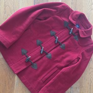 GAP Red Vintage Jacket with Toggle Closures